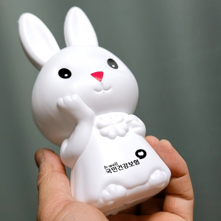 귀여운 토끼 저금통 띠 저금통 저금통 백토끼 흰색 토끼 - 국산 #2