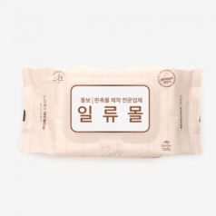 대용량 플라스틱제로 생분해 물티슈 102매 (40gsm)