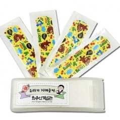 사출케이스 캐릭터 4매 일회용 칼라 밴드