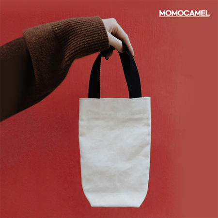 모모카멜 미니 에코백 16*25*5cm (HE01), 데일리백, 텀블러백, 구디백 #4