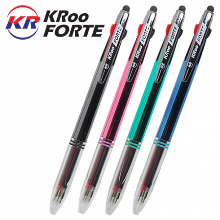 크루 포르테 3색 UV 볼펜 0.7mm (초저점도심 / 독일잉크) // 국산 #3