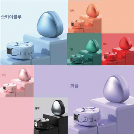 Wingwing 3in1 고속충전 릴 케이블 USB #2