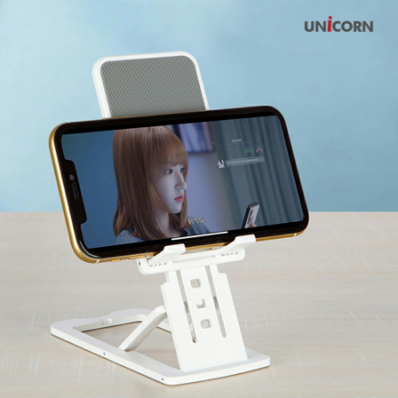 유니콘 휴대용 접이식 스마트폰 핸드폰 태블릿 거치대 각도조절 높이조절 LP-400S #5