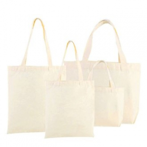 민무늬 가방 베이직 심플 캔버스 에코백 34x40cm