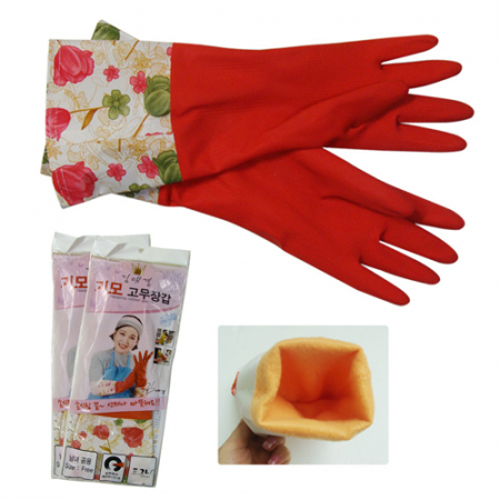 [기모 고무장갑] 기모 고무장갑 / 방수 / 기모 #2