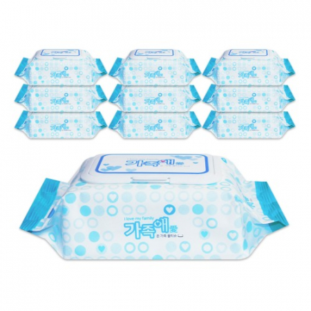 대용량 가족애 물티슈70매 엠보 #2