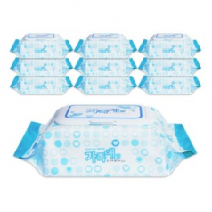 대용량 가족애 물티슈70매 엠보