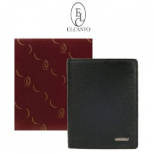 엘칸토 남성용 소가죽 중지갑