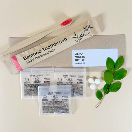 제로웨이스트 키트 대나무칫솔 (1P) 고체 치약 선물세트 #2