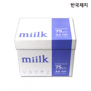 밀크A4 1박스 75g 2500매