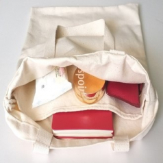 드림 분리형 에코백 미색 소형