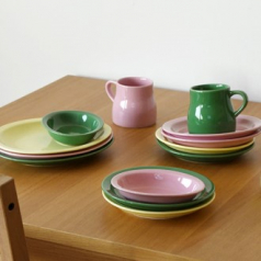 르랑 타원접시 3color