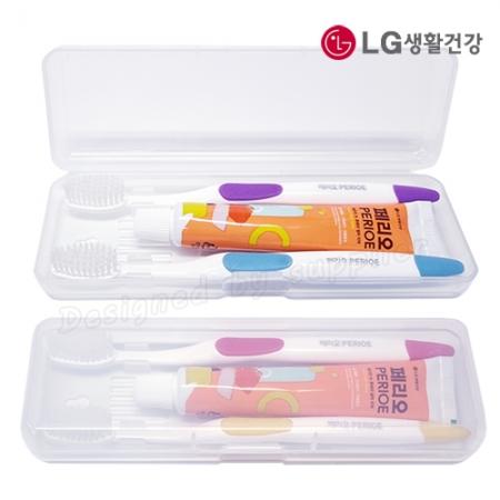 커플 LG미세모+페리오 칫솔 치약 세트 #4