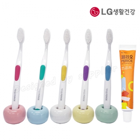 커플 LG미세모+페리오 칫솔 치약 세트 #5