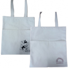 드림 바깥주머니 에코백 미색 중형