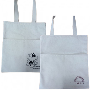 드림 바깥주머니 에코백 미색 중형