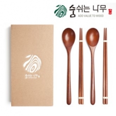 물방울 수저 2인 선물세트 보급형