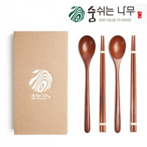 물방울 수저 2인 선물세트 보급형