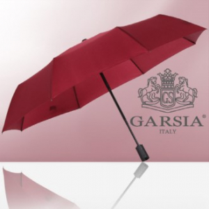 가르시아 3단 버건디 모던 완전자동 우산