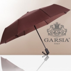 가르시아 3단 다크브라운 모던 완전자동 우산
