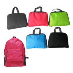 접이식 백팩 배낭, 보조가방, 개별OPP포장, 5가지 색상, 42*30.5*16cm, 인쇄가능