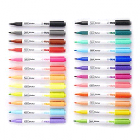 모나미) 패브릭 마카 470 (12색 / 세트 / D) #2