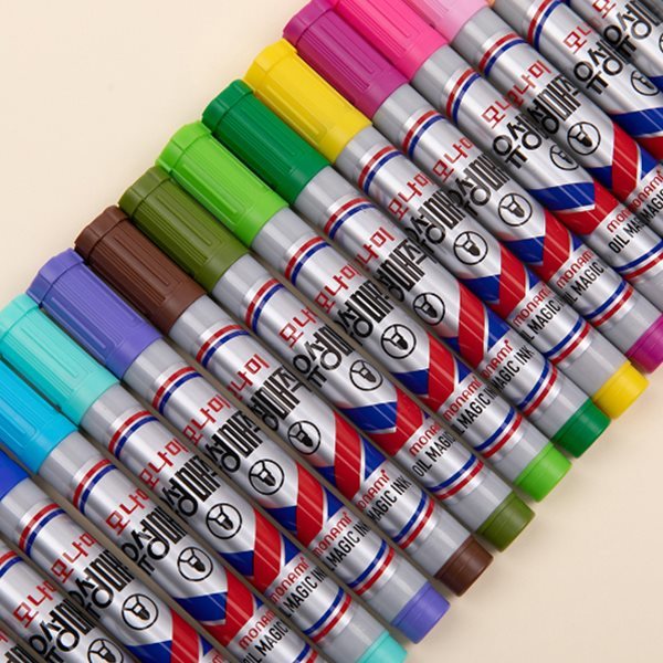 모나미 유성매직 (8/12/24/48색) #2