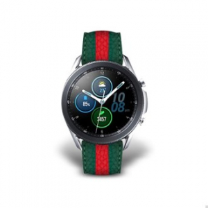 갤럭시워치3 4 5 클래식 프로 기어s3 s2 액티브2 양면가죽 밴드 스트랩 20 / 22mm