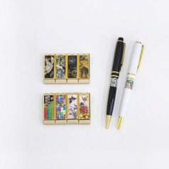 나빌레라 금장 자개 볼펜 USB 2종 세트