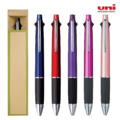 제트스트림 볼펜 4in1 0.5mm + 에코 종이케이스