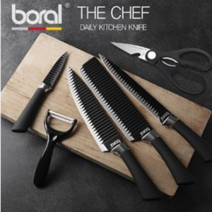 [보랄] 더쉐프 칼 세트6종 감자칼 주방가위