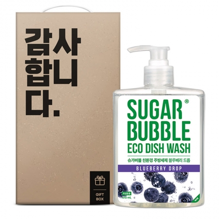 슈가버블 주방세제 블루베리 470ml 1P 손잡이케이스 #2