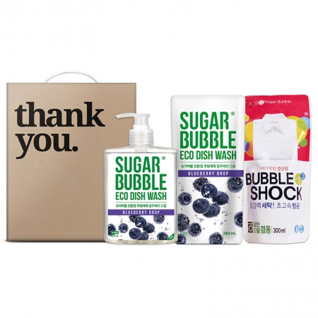 슈가버블 3종 3호 (블루베리 470ml+리필 280ml+세탁세제 280ml) #2