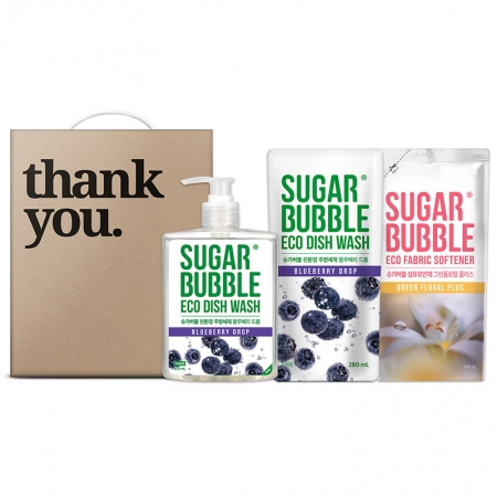 슈가버블 3종 2호 (블루베리 470ml+리필 280ml+섬유유연제 280ml) #2