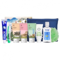 LG생활건강 클렌징폼 가그린 퍼프 멀티 여행용8종 (B)