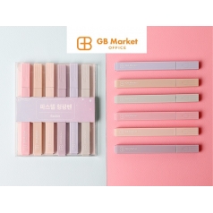 GB오피스정품 형광펜세트 파스텔 형광펜 6P