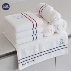 라인프렌즈 피스오브피스 코마사 세면타올 1P 케이스 포함