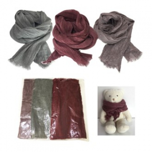 [코튼 주름목도리] 개별 OPP포장 / 고급 패션목도리