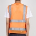 작은이미지: 투투라인 안전 반사 망사 2줄 조끼, 남자 여자 단체 행사 조끼 #4