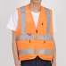 작은이미지: 투투라인 안전 반사 망사 2줄 조끼, 남자 여자 단체 행사 조끼 #3