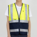 작은이미지: 안전 스태프 투톤 반사 조끼 (L-3XL) #3