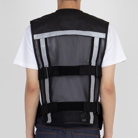 안전 고휘도 배달 조끼 L-3XL, 남자 여자 조끼 #4