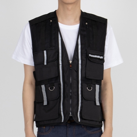 안전 고휘도 배달 조끼 L-3XL, 남자 여자 조끼 #3