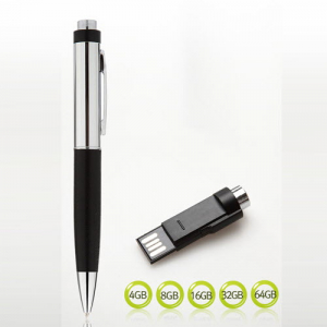 이노젠 블랙 USB 결합형 볼펜 4기가