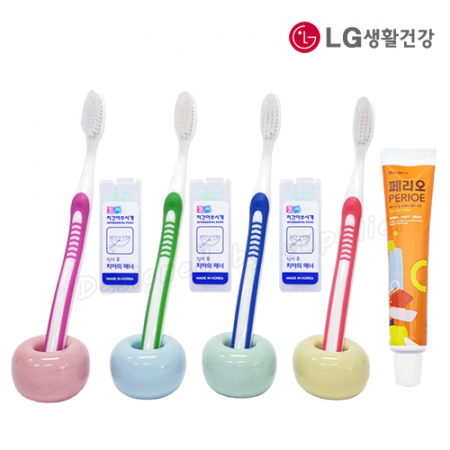 커플 326미세모+페리오+치간 칫솔 치약 세트 #5