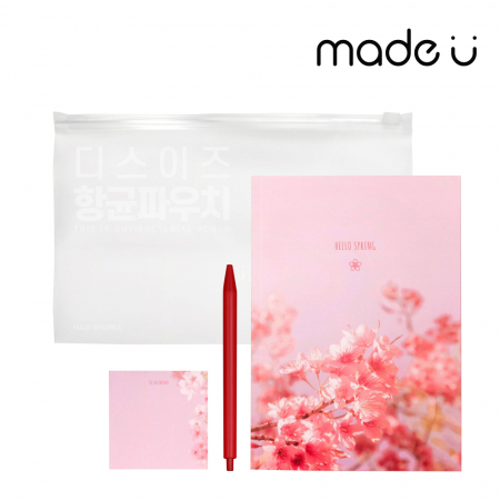 에브리데이 웰컴키트 제작노트형A 타입 노트 / 볼펜 / 포스트잇 / 항균파우치 #2