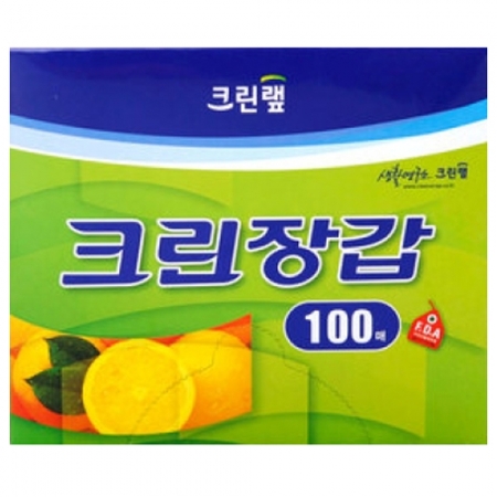 크린랩 위생장갑 1개 100매입 #2