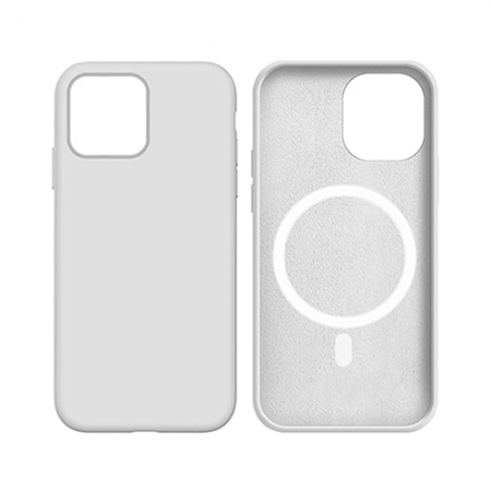 맥세이프 심플 파스텔 실리콘 아이폰케이스 #8