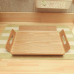작은이미지: 심플 모던 키친 우드트레이 / 손잡이 원목쟁반 #3