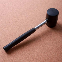 베이직 고무망치 300g / 가구조립 공예 고무해머